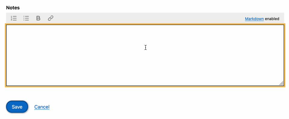 Showing off adding formatting with the new Markdown toolbar and list autocompletion