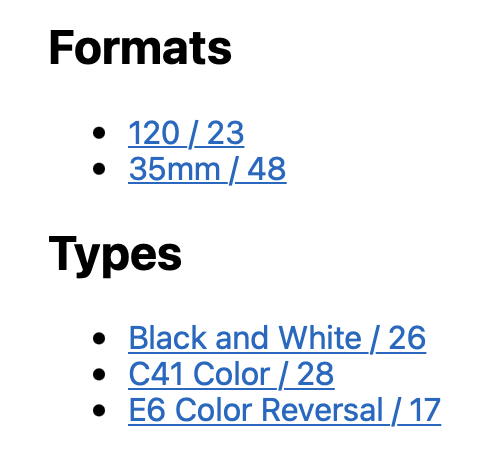 The old filters