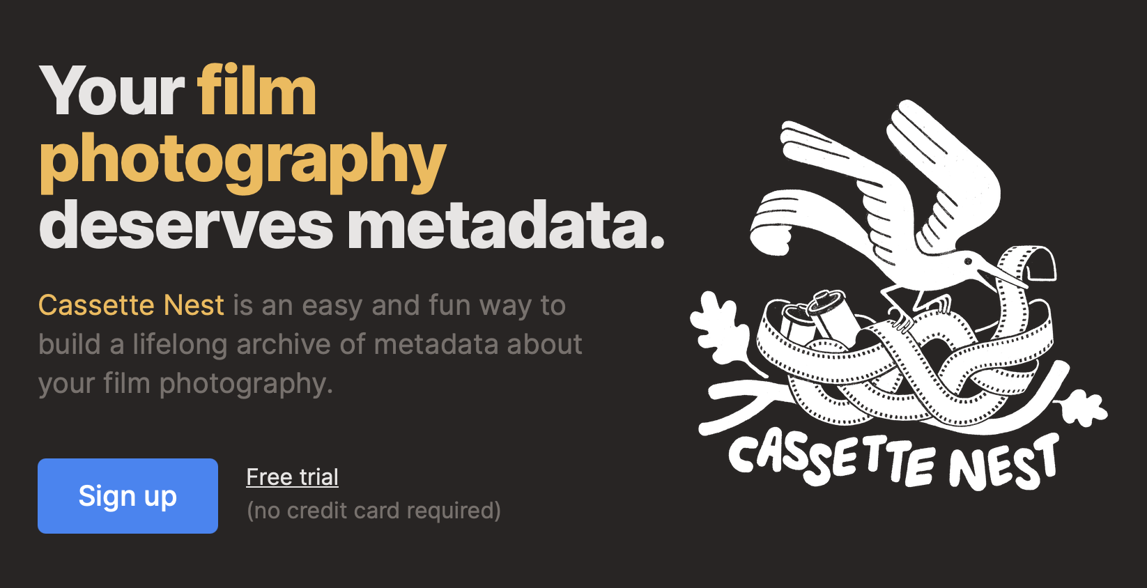 A section of the new marketing site homepage